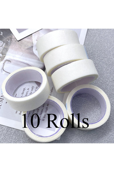 Choice 10pcs 10/20/50Rolls Eyelash Tape Wholesale 4.5M Eyelash Extension Paper Tape Breathable Non-woven Cl