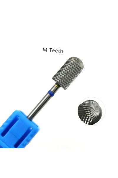 Choice M(C) Hytoos Smooth Top Large Barrel Bits (R CUT) 3/32 Carbide Nail Drill Bit Milling Cutter For Mani
