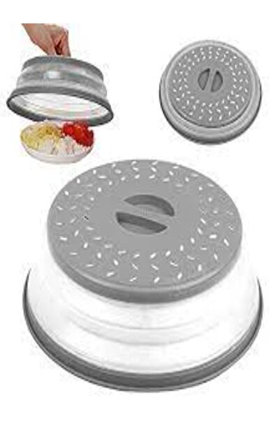 Pannex Collapsible Microwave Cover (10.5") – BPA-Free, Vented, Dishwasher Safe, Doubles as Colander