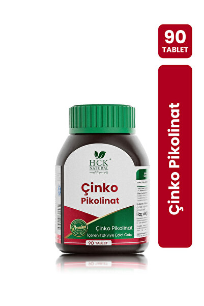 HCK NATURAL Çinko Pikolinat 90 Tablet Takviye Edici Gıda