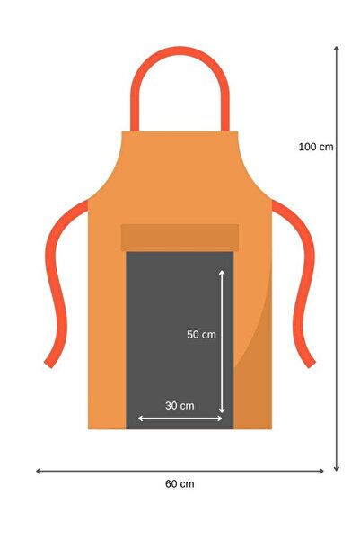 MODALİN Towel Kitchen Apron Practical Use Apron