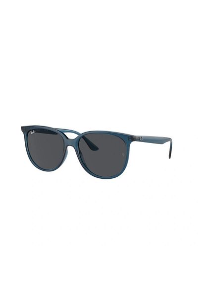 Ray-Ban Ray Ban Woman Square Sunglasses- Rb 4378 - Lense Size:54mm - Opal Blu