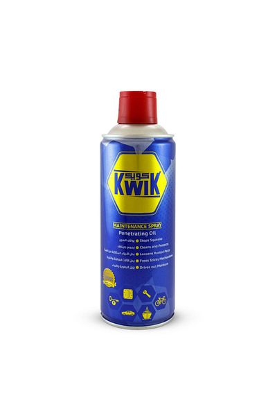 Kwik Maintenance Spray Penetrating Oil 400ml – Rust Remover & Lubricant For Tools & Machines