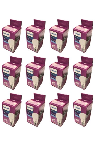 Philips 8w 6500k E27 Duylu Led Ampul My Care Beyaz Eye Comfort 12adetli Paket