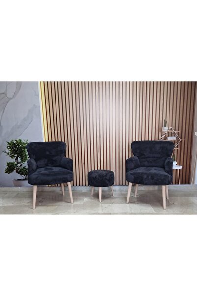 WATERYBROOK 3lü Koltuk Seti Berjer - Tekli Koltuk - Puf Seti - Cafe - Balkon ...