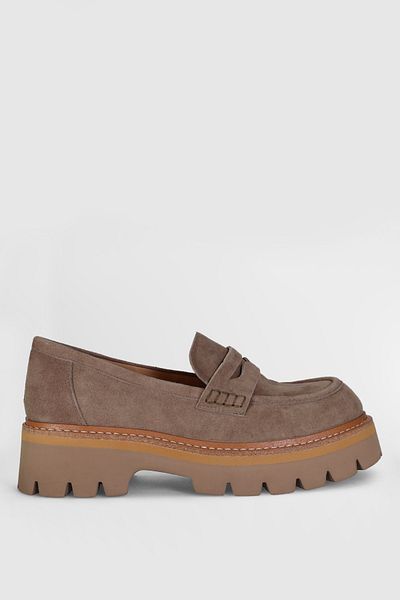 Lufian Beige Mındy Women's Leather Shoes