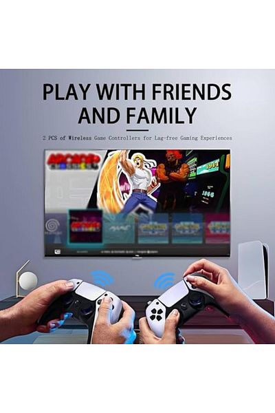 Generic وحدة تحكم Game Box - محاكي مدمج مع أكثر من 30000 لعبة (PSP، PS1، NES، N64، Dreamcast)، ودعم HD
