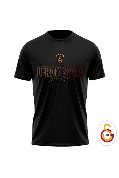 Galatasaray تي شيرت Leroy Sane Welcome تي شيرت جيرسي باللون الأسود