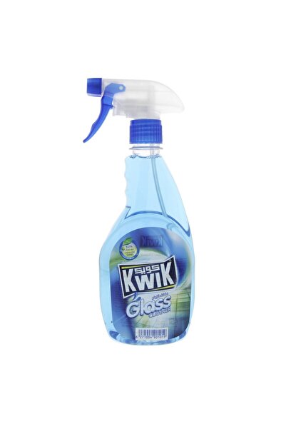 Kwik منظف الزجاج ٥٠٠ مل - لمعان خالٍ من الخطوط للنوافذ والمرايا والأسطح