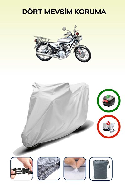 Breen Kuba Cheetah 100R Gray - Motorcycle Tarpaulin, Bag Compatible with the ...