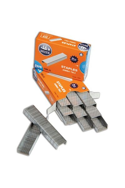 Delta 24/6 Gray Staple Wire Gray 1000 Li 10 Box Code:1552