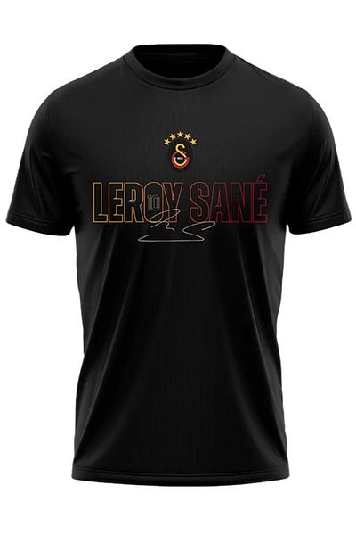 Galatasaray تي شيرت Leroy Sane Welcome تي شيرت جيرسي باللون الأسود