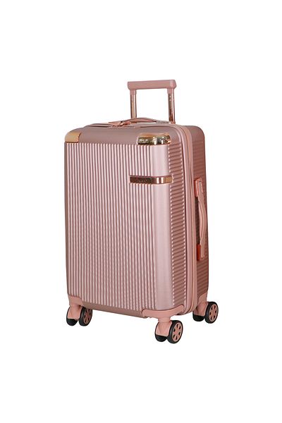 Senator Hard Extra Large Luggage Trolley Lightweight Suitcase With Built In Tsa Type Lock A5123 Rose Gold