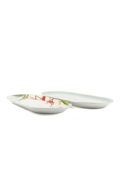 Mikasa Moor Celosia 2-Piece Oval Service 31 X 17 cm 38 X 20 cm