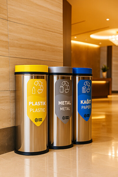 Efesteel Kağıt plastik metal geri dönüşüm kutusu