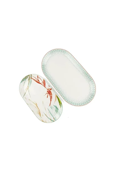 Mikasa Moor Celosia 2-Piece Oval Service 31 X 17 cm 38 X 20 cm