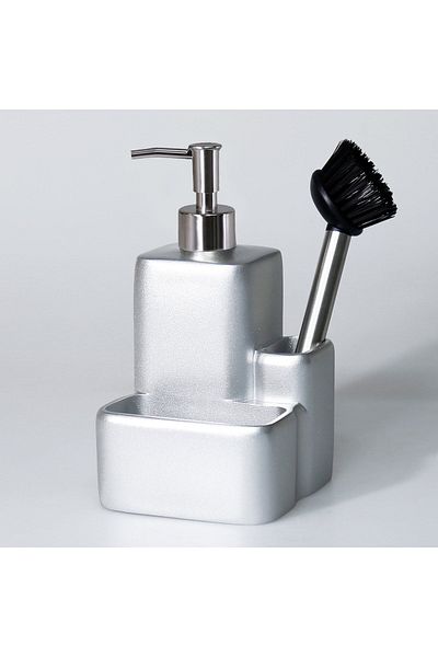 Selim Διακόσμηση Marley Liquid Sponge Holder Ασημί
