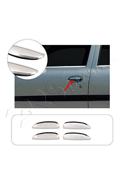 BRSPLAST Fiat Palio Uyumlu 1996-2000 Krom Kapı Kolu 4 Kapı Paslanmaz Çelik