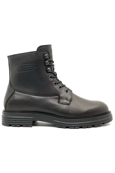 Greyder Men's Black Genuine Leather Casual Boots 4K1Yb17791