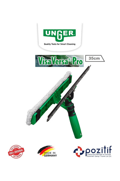 unger VİSAVERSA PRO Peluşlu Cam Çekçek 35 Cm - 2'si 1 Arada
