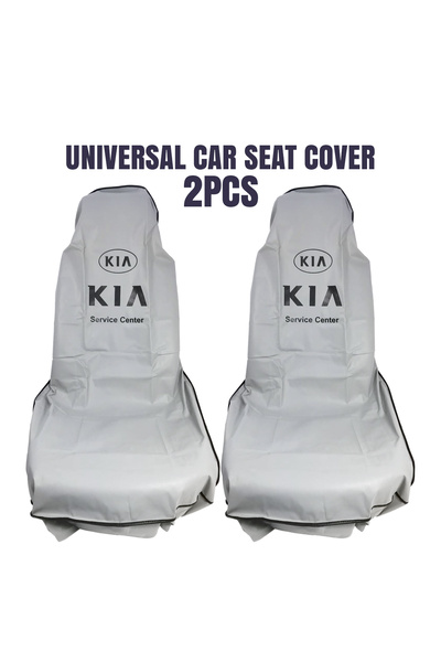 Kia أغطية مقاعد السيارة قطعتين - حماية من الغبار والأوساخ لمركز الخدمة والاست...