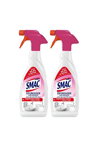 SMAC Degreaser With Bleach 2 X 650ml – Powerful Cleaning & Unbeatable Shine