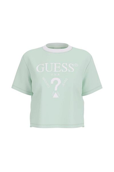 Guess Filanta Crop Tee Women's Green T-Shirt V5Gı18I3Z14-A83N