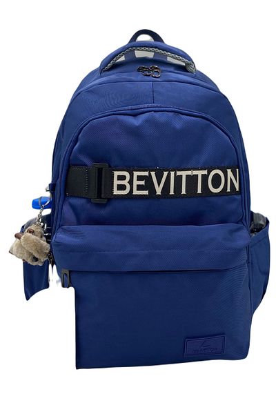 ÇantaExpress 34200 Navy Blue School Bag Waterproof Fabric Unisex School Backpack