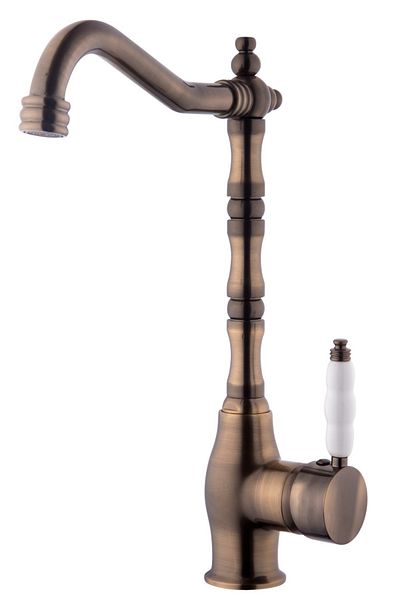RUDİ ARMATÜR Antique Color Brass Rustic Sink Faucet