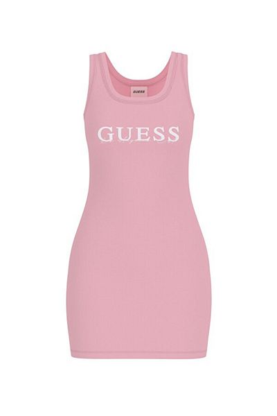 Guess Rochie roz cu nervuri de floarea soarelui pentru femei