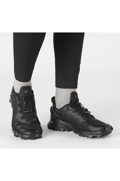 Salomon Σούπερκρός 4 L 41736200   - Unisex Μαύρα μποτάκια για τρέξιμο, Trailrunning σε εξωτερικό χώρο