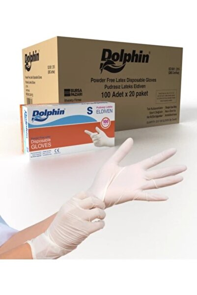egeayazambalaj Pudrasız Lateks Eldiven 100'lü Paket 20 Adet S Beden Pudrasız ...