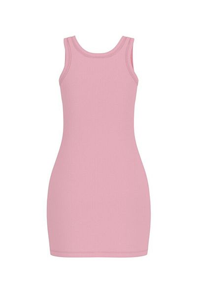 Guess Rochie roz cu nervuri de floarea soarelui pentru femei