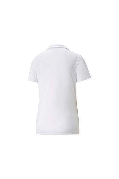 Puma 657408   Teamliga Sideline W - Tricou alb cu gât polo pentru femei