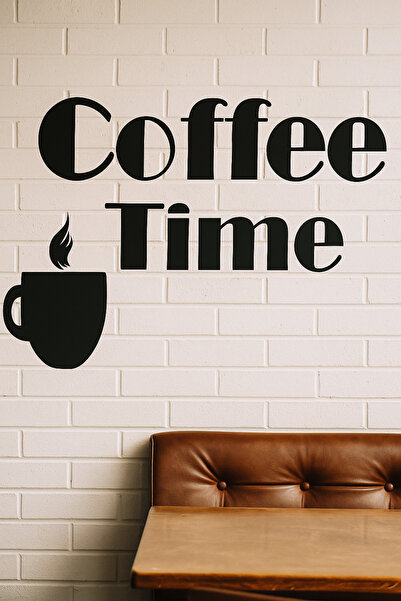 softclass COFFEE TIME DUVAR DEKORASYON ÜRÜNÜ DUVAR MUTFAK SÜSÜ KAHVE KÖŞESİ SÜSÜ