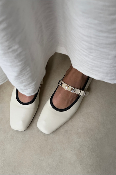 Mupa Shoes Beige Women's Ballerinas