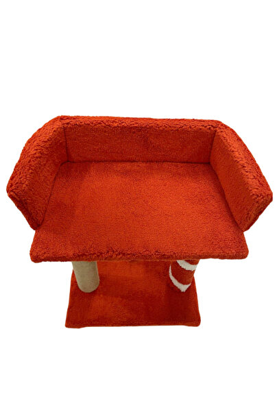 Komano Pontika Plush Textured Soft 2 Layer Sleeping-Playing Cat Scratching Board 55cm |   Soft Colors