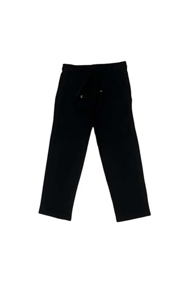 RİNDO KİDS Muslin Elastic Trousers Black