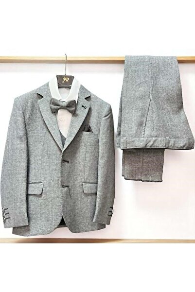 RİNDO KİDS Classic Suit with Jacket Gray
