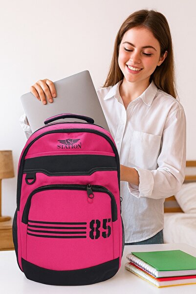 NEWFULL Station 85 School Backpack-laptop Σακίδιο πλάτης