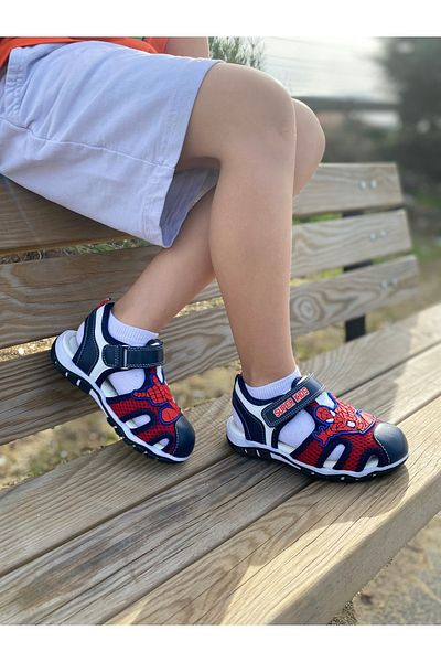 Superkids Boy's Spiderman Orthopedic Summer Sandals Shoes