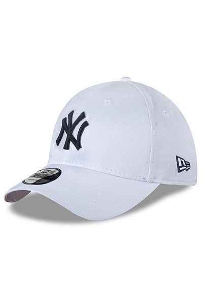NEW ERA قبعة بيضاء للجنسين من نيويورك يانكيز