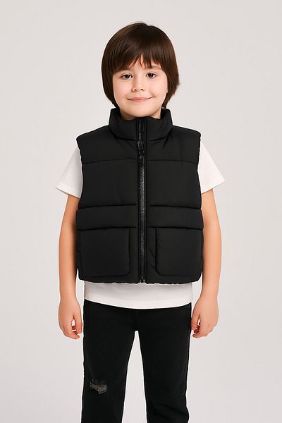 childbaby Black Puffer Vest
