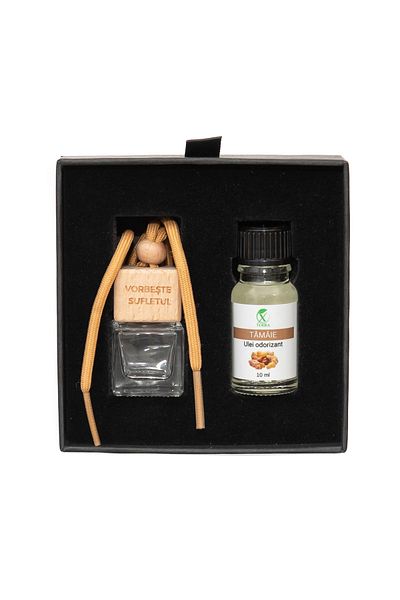 XTERRA | SET OF AROMADIDIFFUSER BOTTLE AND CAR FRESHENER OIL WITH INCENSE AROMA | 10 ml