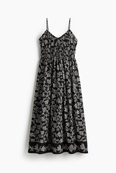 H&M Pamuklu ve Askılı Elbise