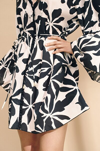 H&M Trompet Kollu Tunik Elbise