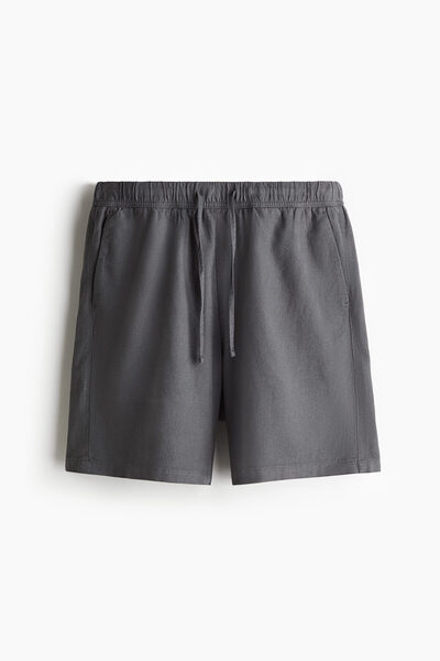 H&M Keten Karışımlı Şort Relaxed Fit