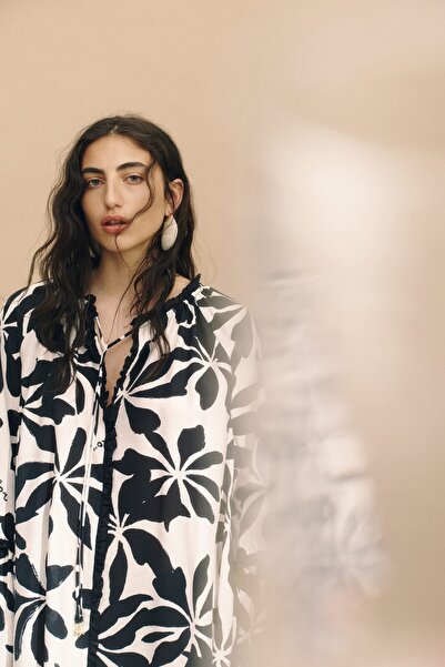 H&M Trompet Kollu Tunik Elbise