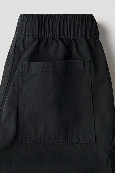 H&M Gabardin Kargo Şort