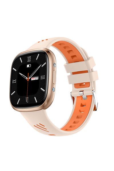 OEM TWINKLER® Smartwatch TKY03 - Unisex Health Monitor, Bluetooth 5.2, Rose Gold, IP68